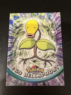 Topps Pokemon Series 1 - Bellsprout #69 Non-Holo Black Logo (6:9) - Image 1