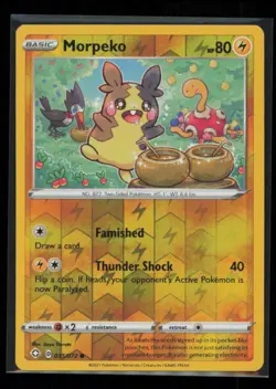 Morpeko 035/072 Pokemon Shining Fates Common Near Mint Reverse Holo - Image 1