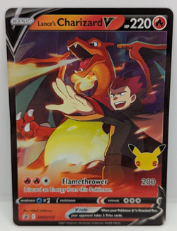 Lance's Charizard V SWSH133 SWSH: Sword & Shield Promo Cards Holo NM Pokemon - Image 1