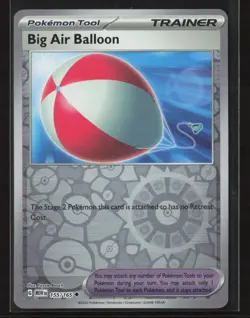 Big Air Balloon #155/165 SV: Scarlet & Violet 151 Reverse Holo Pokemon TCG NM/M - Image 1