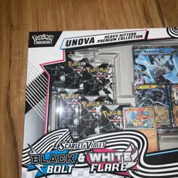 Pokemon Sealed Black Bolt & White Flare Unova Heavy Hitters Premium Collection - Image 2