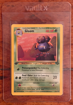 1999 Pokemon Gloom 1st Edition 37/64 Jungle Regular Uncommon - LP - Image 1