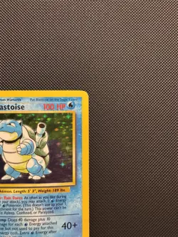 Pokemon TCG Blastoise 002/102 BS: Base Set Holo Rare English MP - Image 2