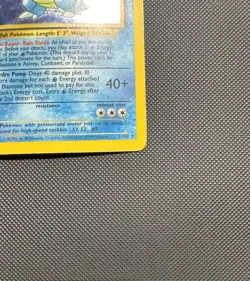 Pokemon TCG Blastoise 002/102 BS: Base Set Holo Rare English MP - Image 3