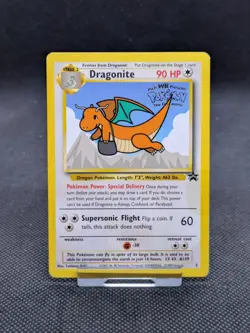 Pokemon Dragonite Black Star Promo 5 WOTC LP EXCELLENT - Image 1