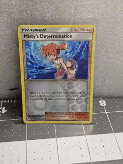 Pokemon | Misty's Determination | 62/68 Hidden Fates | NM | Reverse - Image 1