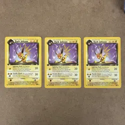Pokemon TCG - Dark Jolteon - 1ST EDITION - 38/82 - TEAM ROCKET - LOT 3- NM - Image 1