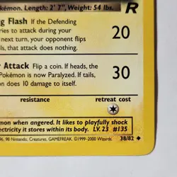 Dark Jolteon 38/82 Pokemon TCG 1st Edition Team Rocket NM Vintage 2000 Card - Image 5