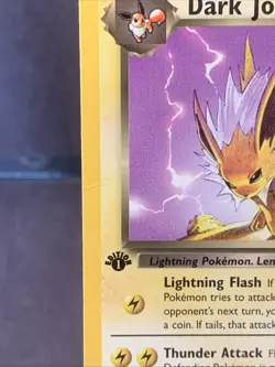 Pokemon TCG Dark Jolteon #38/82 Unlimited Team Rocket 1st Edition WOTC VTG - Image 2
