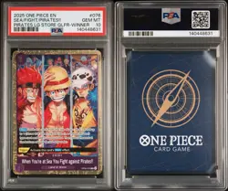2025 ONE PIECE PROMOS #076 WHEN YOU'RE AT SEA YOU FIGHT AGAINST PIRATES!! PSA 10 - Image 3