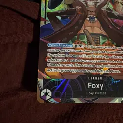 One Piece Foxy OP07-059 Leader Alt Art 500 Years into the Future English NM - Image 2