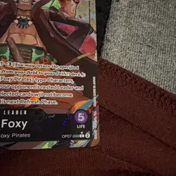 One Piece Foxy OP07-059 Leader Alt Art 500 Years into the Future English NM - Image 3