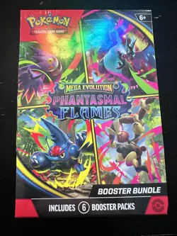 Pokemon TCG Mega Evolutions Phantasmal Flames Booster Bundle Sealed - Fast ship✅ - Image 1