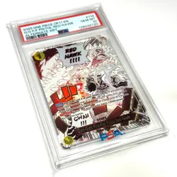 PSA 10 One Piece Gum-Gum Fire-Fist Pistol Red Hawk Alternate Art OP11-114 EN - Image 3