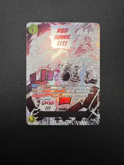 Gum-Gum Fire-Fist Pistol Red Hawk Alt Art OP11-114 English NM One Piece CCG - Image 1