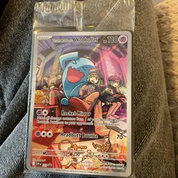 Team Rocket's Wobuffet SVP 203 Destined Rivals ETB Sealed Promo Pokemon Card - Image 1
