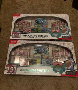 Pokemon TCG: 151 Blooming Waters Premium Collection Sealed boxes 2 Count - Image 1