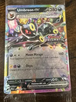 Pokemon TCG Prismatic Evolutions Umbreon EX Card 060/131 Stamped Promo, Sealed - Image 2