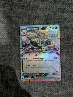 Pokemon TCG Prismatic Evolutions Umbreon EX Card Stamped Promo 060/131 - Image 1