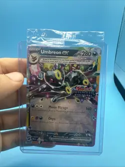 Pokemon TCG Prismatic Evolutions Umbreon EX Card 060/131 Stamped Promo, Sealed - Image 1