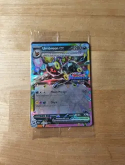 Pokemon TCG Prismatic Evolutions Umbreon EX Card 060/131 Stamped Promo, Sealed - Image 1