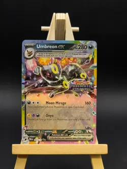 Pokemon TCG Prismatic Evolutions Umbreon EX Card 060/131 Stamped Promo - Image 1