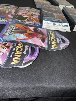 Disney Lorcana Rise of the Floodborn Sleeved Booster Pack Lot Of 11 W Starter - Image 2