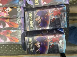Disney Lorcana Rise of the Floodborn Sleeved Booster Pack Lot Of 11 W Starter - Image 4