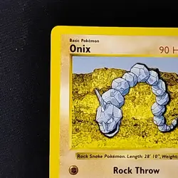 Pokemon TCG Onix Base Set 56/102 Shadowless NM - Image 2