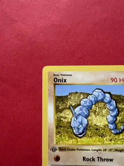 Onix 56/102 Base Set 1st Edition 1999 Pokemon TCG Card NM / LP - Image 4