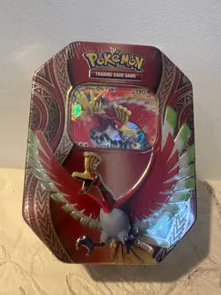 Pokemon TCG Tin- Ho-Oh GX Mysterious Powers Factory Sealed 2017 - Image 5