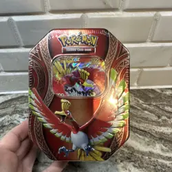 Pokemon TCG Mysterious Powers Tin, Ho-Oh GX, Brand New/Sealed - Image 1