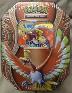 Pokemon TCG Mysterious Powers Tin, Ho-Oh GX, Brand New/Sealed - Image 1