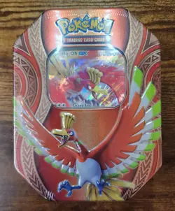 Pokemon TCG Ho-Oh GX SM57 Mysterious Powers Tin - 2017 Sealed - Image 1