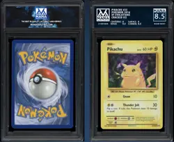 2016 Pokemon XY Evolutions Cracked Ice Pikachu 35/108 MANA 8.5 PSA 8.5 - NM - Image 2