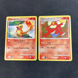 Charmander 59/99 Charmeleon 35/99 Platinum Arceus Pokemon Card Non-Holo 2 - Image 1
