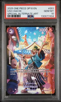 One Piece TCG SP ST18-001 Uso-Hachi Usopp OP10 Royal Blood PSA 10 GEM MINT ENG - Image 1