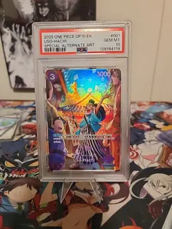 One Piece TCG Uso-Hachi SP OP10-001 ENG PSA 10 OP Royal Blood - Image 1