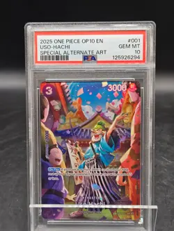 Uso-Hachi SP ST18-001 Royal Blood (OP-10) One Piece Rare Holo Foil PSA 10 - Image 1