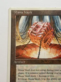 Mana Vault #352 Fourth Edition Rare DMG- MTG Magic The Gathering - Image 3
