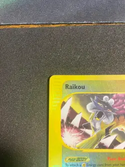 Raikou 28/144 Skyridge 2003 Reverse Holo Rare Pokemon Moderate Play - Image 4