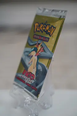 2000 WOTC Pokemon 1st Edition Neo Genesis Booster Pack Typhlosion Art Vintage - Image 3
