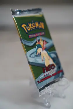 2000 WOTC Pokemon 1st Edition Neo Genesis Booster Pack Typhlosion Art Vintage - Image 4