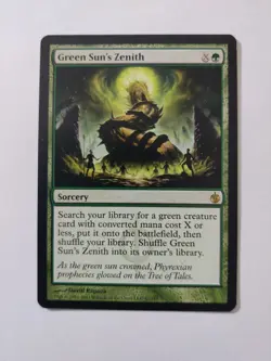 MTG - Green Sun's Zenith - Mirrodin Besieged - NM - Image 1
