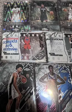 2025-26 Topps Chrome Basketball 150+ Card Lot - Mix of Base/Parallels/Inserts # - Image 2