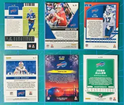 2020 - 2022 Mix Panini NFL Card Josh Allen Buffalo Bills x6 Card Lot - Image 2
