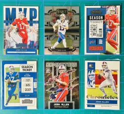 2020 - 2023 Mix Panini NFL Card Josh Allen Buffalo Bills x6 Card Lot - Image 1