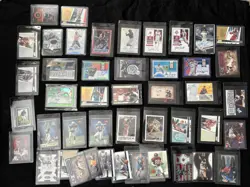 Sports Card Mix Lot Autos Patch Cards Numbered # 2000s Baseball Basketball (47) - Image 5
