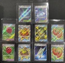 Pokemon Mega Japanese Trainer Card Secret Full Art Lot MINT - Image 1