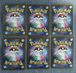 Pokemon TCG V Card Lot Lot of 6 Holo Rare full art Japanese Cards 2022 NM - Image 2